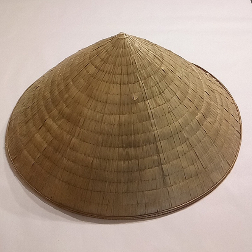 1965 Vietnamese bamboo leaf conical hat